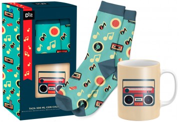 Set Regalo Taza+Calcetines 38-42 DCASA Musica 27761245
