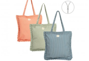 Bolsa Algodón con Cremallera 36x40 D'CASA Blossom 2827645