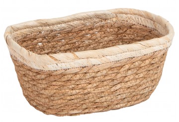Cesta Rectangular 24x20 D'CASA Bicolor Natural 2873116