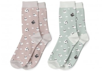Par de Calcetines Talla 35-42 D'CASA Ovejas 3067190