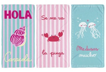 Toalla Playa Divertida 90x170 D'CASA Mar Surtida 3067301