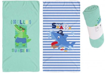 Toalla Playa Infantil 70x140 D'CASA Sunshine-Pirate 3067325