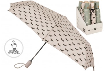 Paraguas Plegable Antiviento D'CASA Automático Teckel 308032