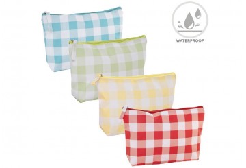 Neceser Cremallera Impermeable 27x17cm D'CASA Vichy 3098149
