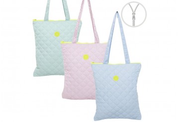 Bolsa Acolchada Cremallera Algodón 36x41 D'CASA Gigi 3098172