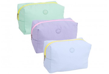 Neceser L Algodón 24x12 D'CASA Waffle Colores 3098446