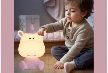 Lámpara Quitamiedo XL 8 Funciones D'CASA Unicornio 312704