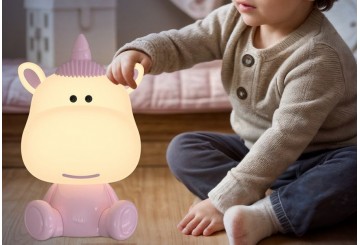 Lámpara XL Quitamiedos 8 Funciones D'CASA Unicornio 312704