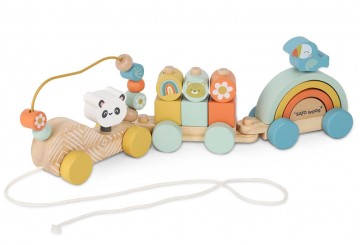Tren de Madera Multiactividad SARO Wild Party Chu Chu 33411