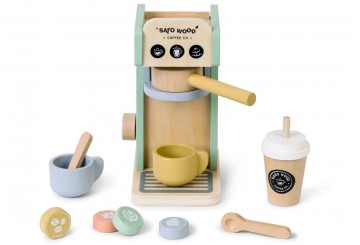Set de Cafetera de Madera SARO Coffee Maker 3360