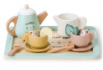 Juego de Té de Madera SARO Tea Time 3362