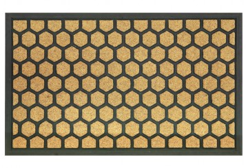 Felpudo 45x75 ASTURDINTEX Moqueta+Goma Saona Hexagon