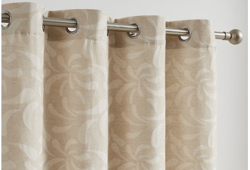 Cortina Jacquard Rústica 140x265 CAMALTEX Nature 5348 Tears