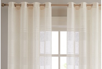 Cortina Confeccionada 140x265 CAMALTEX Visillo Rústico Vainica