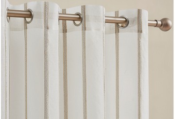 Cortina Confeccionada Visillo Satinado CAMALTEX Nature Espiga