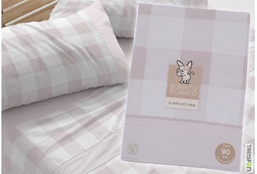 J.Sábana Estampada BURRITO BLANCO Claro de Luna 543-02 nude