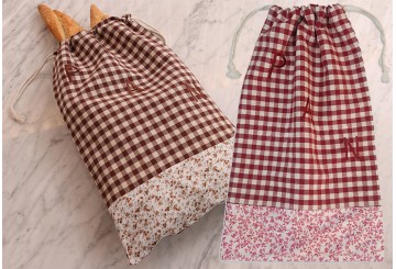 Bolsa de Pan 35X55cm Estampada-Bordada BH TEXTIL 61350