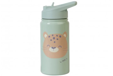 Botella Infantil Térmica con Pajita 350ml SARO Cheetah 74501