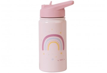 Botella Infantil Térmica con Pajita 350ml SARO Rainbow 74502