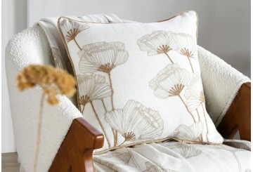 Cojín Lleno Algodón 45x45 STOF Oriana Natural 938001