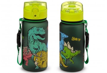 Botella de Agua con Botón 350ml PUCKATOR Dinosaurios