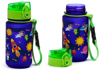 Botella de Agua con Botón 350ml PUCKATOR Space Cadet