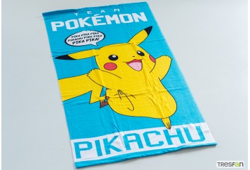Toalla Playa Microfibra 70x140 Licencia Pokémon Pikachu NW1334