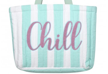 Bolso Playa 44x35cm Algodón STOF Acolchado Chill