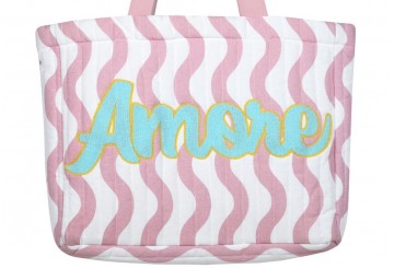 Bolso Playa 44x35cm Algodón STOF Acolchado Amore