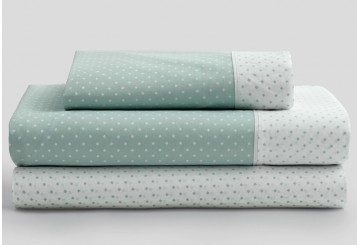 J.Sábana 30/27 Estampada KARAMELO Biés+Aplicación Alana