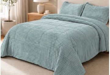 Edredón Comforter Sedalina/Sherpa DN Borreguito Alice menta