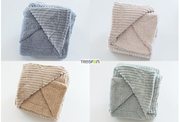 Manta Plaid DN 130-160-220 Sedalina/Sherpa Borreguito Alice