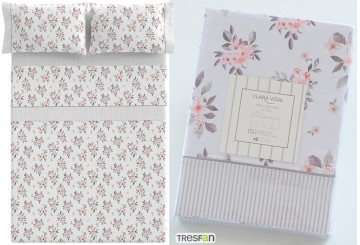 J.Sábana 30/27 Estampada CLARA VIDAL Avalon coral