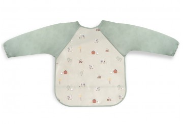 Babero con Mangas Recogemigas 33x42cm INTERBABY Granja Koala