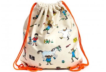 Mochila de Tela Algodón con Cuerdas PUCKATOR Pippi Calzaslargas
