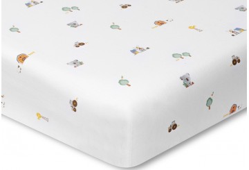 Bajera Coche / Carro INTERBABY Estampada Algodón Granja Koala