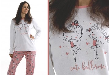 Pijama Mujer Punto DOLZ Ballerina S-M-L-XL
