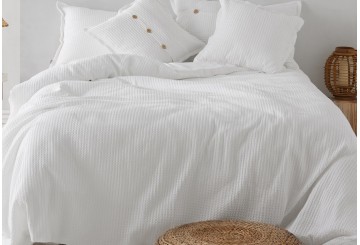 F.Nórdica Algodón Jacquard ESTELIA STOCK Banús blanca