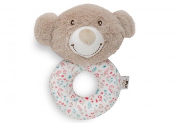 Sonajero Mano Cascabel Extra-Suave INTERBABY Flores Petalos