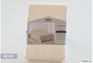 Colcha Bouti Termosellada Económica INNOVA Lisa Izane beige