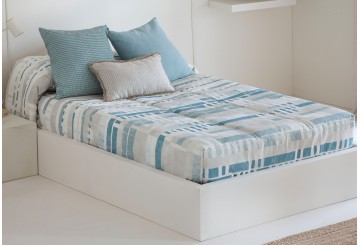 Edredón Ajustable C. Paula Estampado BERET Azul