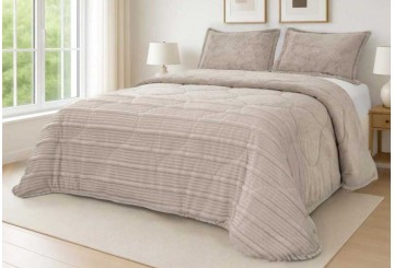 Edredón Conforter Sedalina+Sherpa CLARA VIDAL Berlioz beige