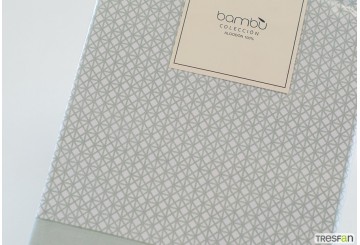 J.Sábana 100% Algodón Estampada 30/27 BAMBÙ Bianco verde