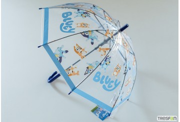 Paraguas Infantil 48,5cm Automático Licencia Bluey azul