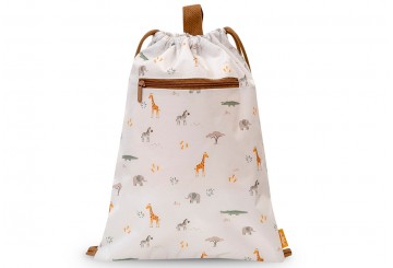 Mochila Saco Infantil Impermeable INTERBABY Jirafa Savanna