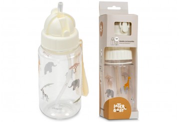 Botella Boquillas Intercambiables 350ml INTERBABY Jirafa Savanna