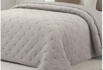 Edredón Conforter Bordado FUNDECO Britanie gris