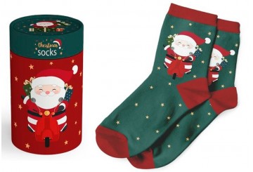 Bote Par de Calcetines Familiar D'CASA Papa Noel 3067402