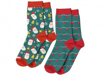 Par de Calcetines Adulto T-42-47 D'CASA Navidad 306783