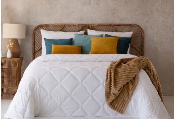 Comforter Fun&deco CAROLINE Blanco